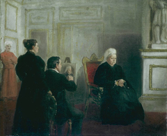 The Artist Painting Queen Victoria by Frederic Marlett Bell-Smith