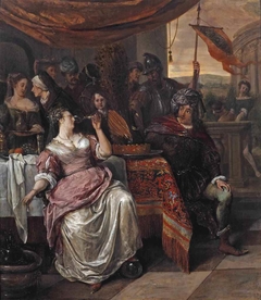 The Banquet of Cleopatra by Jan Steen
