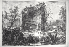 The baths fo Trajan (Erroneously called baths of Titus) by Giovanni Battista Piranesi