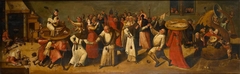 The battle between Carnival and Lent by Anonymous