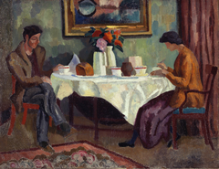 The Breakfast Table by Roger Fry