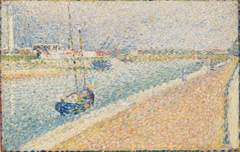 The Channel at Gravelines, Petit-Fort-Philippe by Georges Seurat