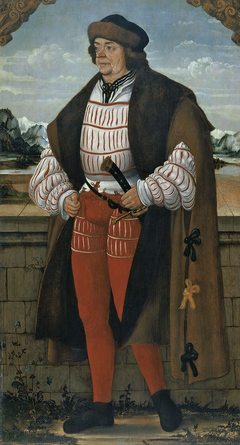 The Court Jester known as "Knight Christoph" by Hans Wertinger