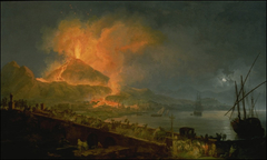 The Eruption of Mt. Vesuvius by Pierre-Jacques Volaire