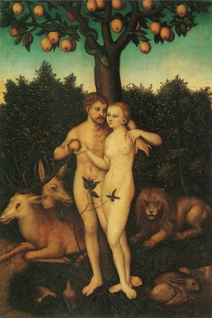 The Fall of Man by Lucas Cranach the Younger