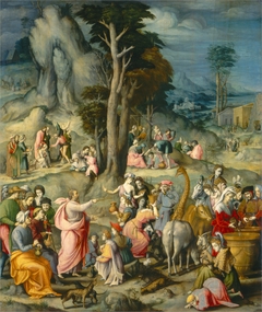 The Gathering of Manna by Francesco Bacchiacca