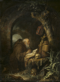 The Hermit by Gerrit Dou