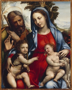 The Holy Family and St. John by Il Sodoma