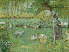 The Large Garden by Pierre Bonnard