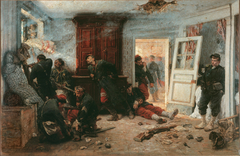 The Last Cartridges by Alphonse-Marie-Adolphe de Neuville