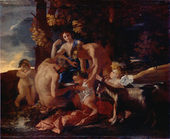 The Nurture of Bacchus by Nicolas Poussin