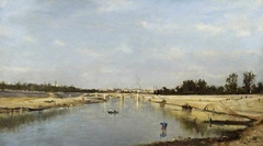 The Pont de l'Alma near Paris by Stanislas Lépine