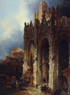 The Porch of St Maclou, Rouen by David Roberts