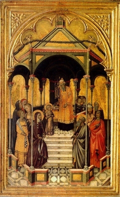 The Presentation of the Virgin at the Temple by Niccolò di Buonaccorso