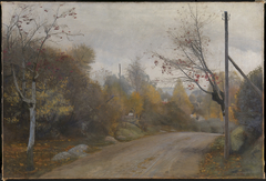 The Road at Mogenstrup, Zealand. Autumn by Laurits Andersen Ring