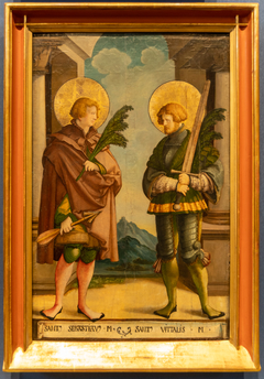 The Saints Sebastian and Vitalis by Master of Meßkirch