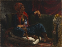 The Smoker by Eugène Delacroix