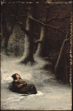 The Snow Storm by William Morris Hunt