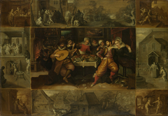 The story of the prodigal son by Frans Francken the Younger