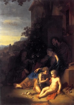 The Two Holy Families by Adriaen van der Werff