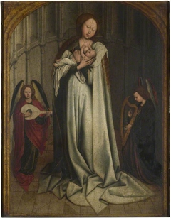 The Virgin and Child in an Apse with Two Angels by Anonymous