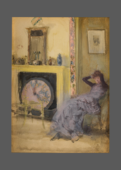 The Yellow Room by James Abbott McNeill Whistler