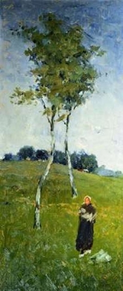 Under a French Sky by William Merritt Chase