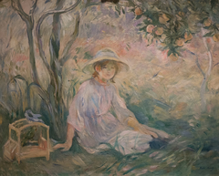 Under the Orange Tree by Berthe Morisot