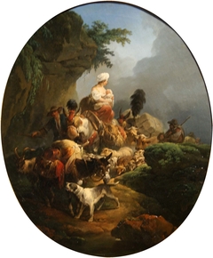 Une caravane by Philip James de Loutherbourg