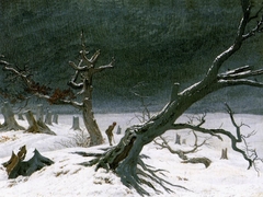 Winter Landscape by Caspar David Friedrich