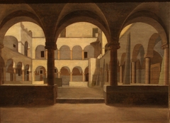 The Monastery of Saint Maria in Aracoeli, Rome by Christoffer Wilhelm Eckersberg