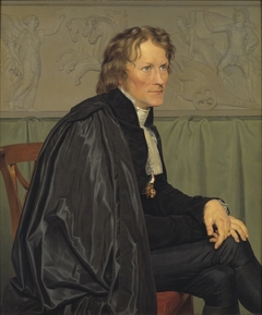 Portrait of Bertel Thorvaldsen by Christoffer Wilhelm Eckersberg