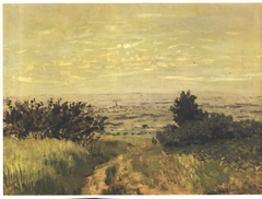 Vue de plaine à Argenteuil, coteaux de Sannois by Claude Monet