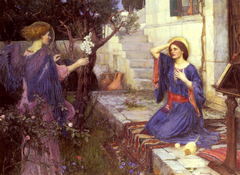 Annunciation by John William Waterhouse