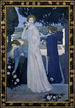 Portrait of Yvonne Lerolle in three views by Maurice Denis