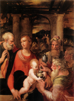 The Adoration of the Magi by Parmigianino