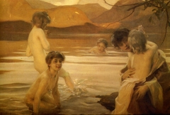 Premier Bain by Paul Émile Chabas