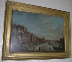 Venice: The Canale di Santa Chiara towards the Lagoon by Canaletto