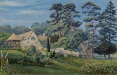 View of Alderley with Summerhouse on the Left by Marianne North