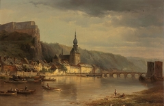 View of Dinant by Pierre-Justin Ouvrié