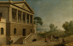 View of the Pavilion or Bagnio at Eastbury by Antonio Visentini