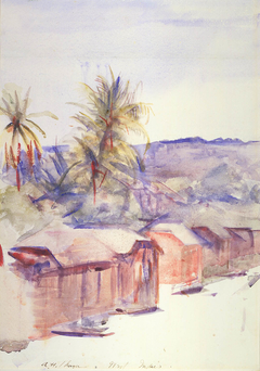 Village Street, Dominica by Abbott Handerson Thayer