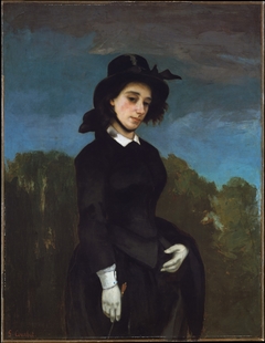 Woman in a Riding Habit (L'Amazone) by Gustave Courbet