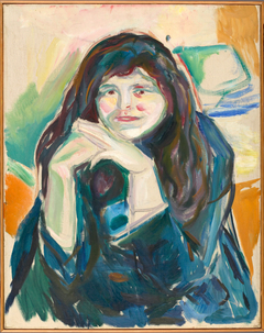 Woman with her Hair Hanging Loose by Edvard Munch