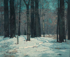 Woods in Winter by John F Carlson