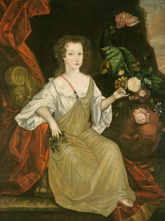 Young Woman with a Butterfly by Anonymous