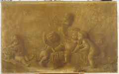 Zes putti by Johannes Petrus van Horstok