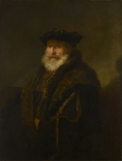 A Rabbi in a Fur Cloak by Anonymous