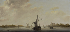 A View of the Maas at Dordrecht by Aelbert Cuyp