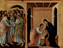 Abschied Marias von Johannes by Duccio di Buoninsegna